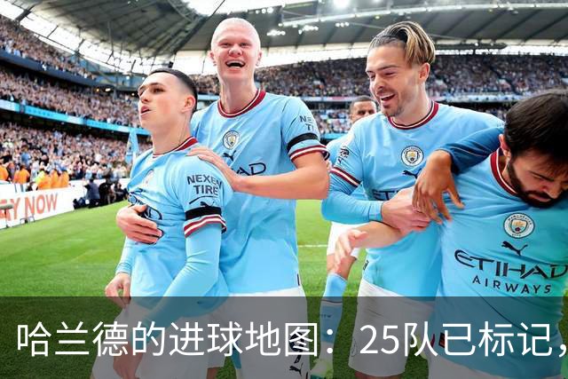 哈兰德的进球地图：25队已标记，全面覆盖！